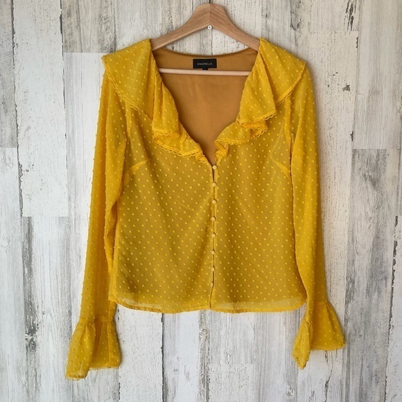 *Not for Sale* Majorelle Fleur Blouse in Sunshine Yellow Small - Picture 3 of 8
